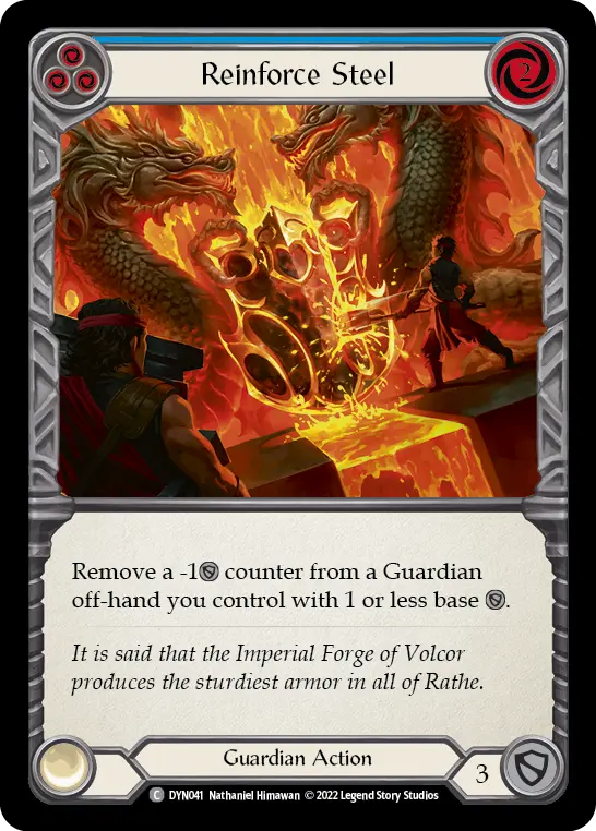 Reinforce Steel card image, pitch 3