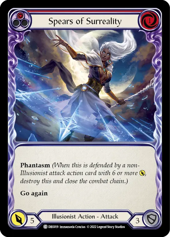 Spears of Surreality card image, pitch 1
