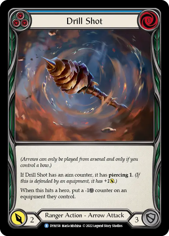 Drill Shot card image, pitch 3