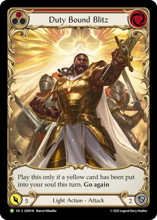 Duty Bound Blitz card image, pitch 1