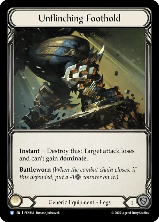 Unflinching Foothold card image