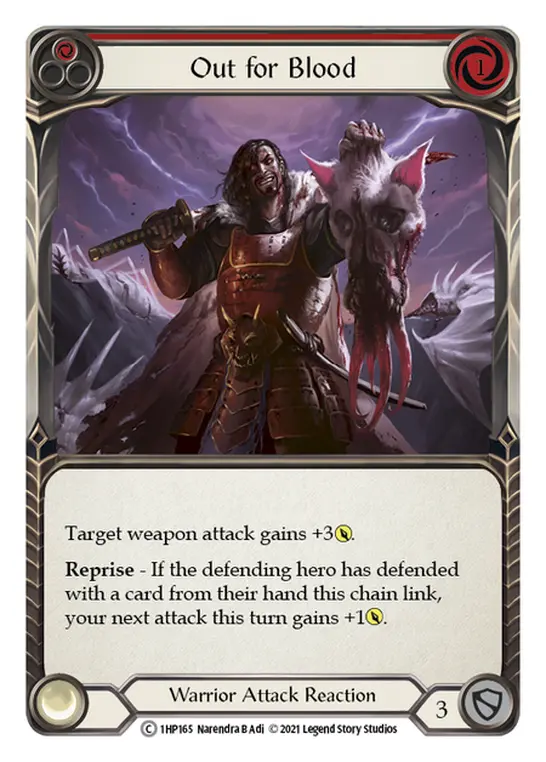 Out for Blood card image, pitch 1