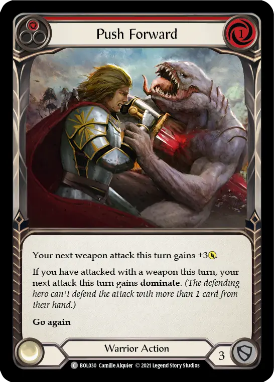 Push Forward card image, pitch 1