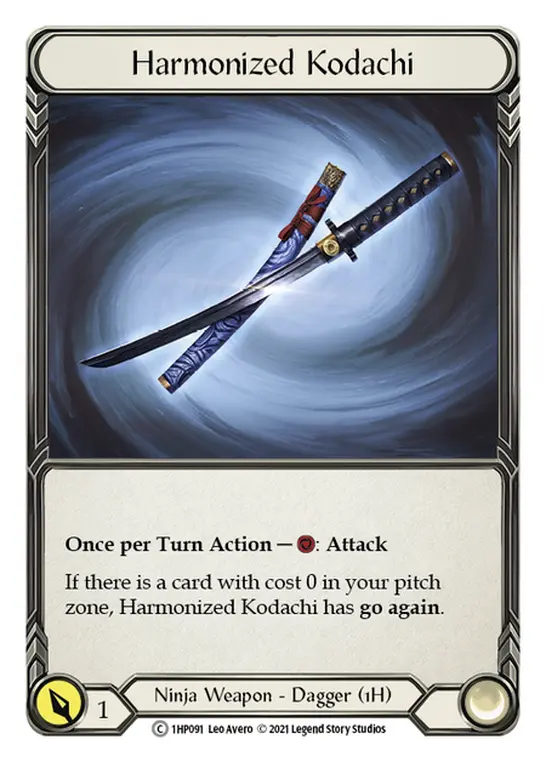 Harmonized Kodachi card image