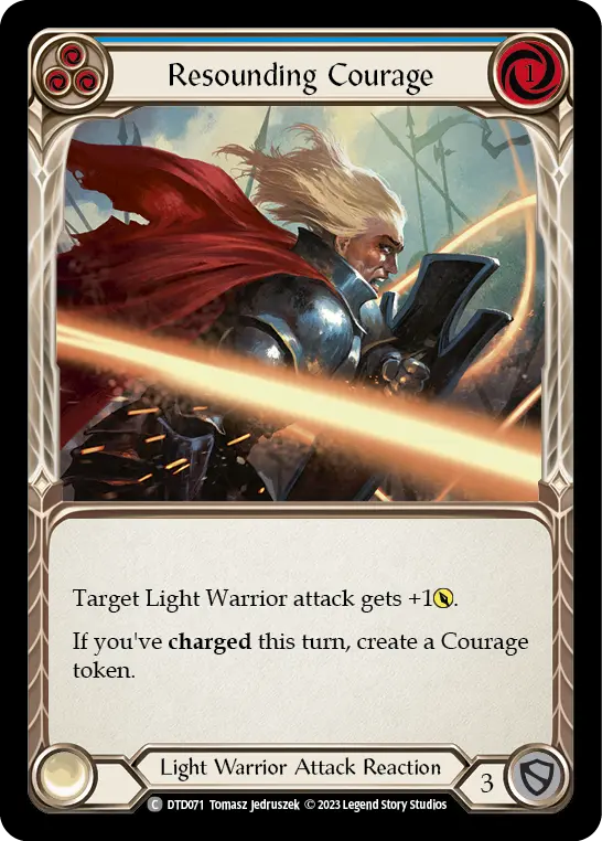 Resounding Courage card image, pitch 3