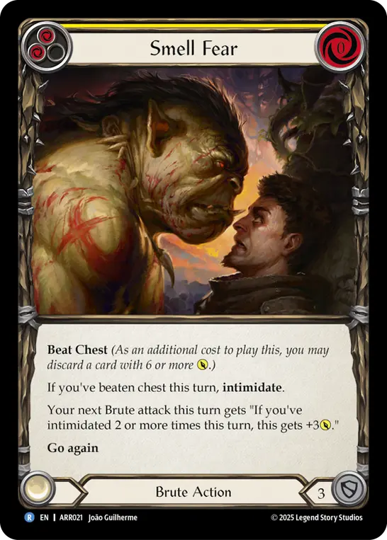 Smell Fear card image, pitch 2