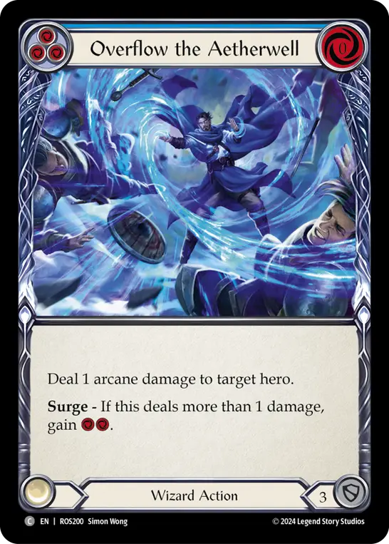 Overflow the Aetherwell card image, pitch 3
