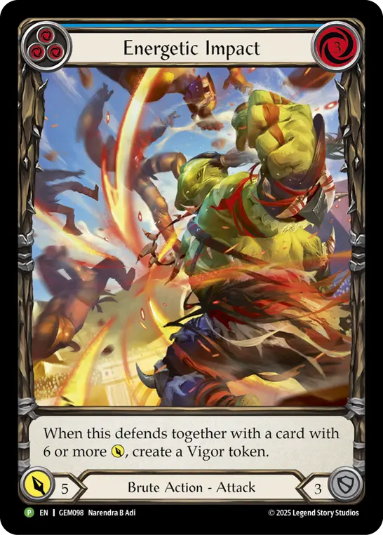 Energetic Impact card image, pitch 3
