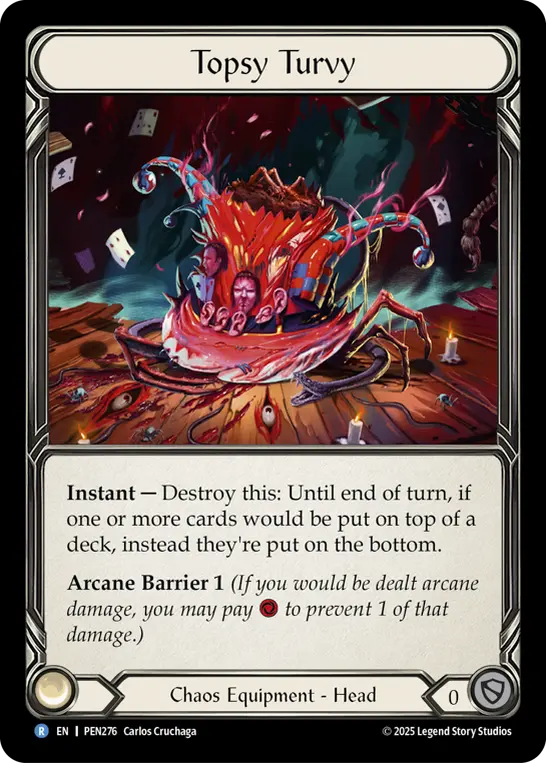 Topsy Turvy card image