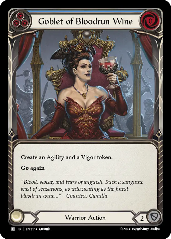 Goblet of Bloodrun Wine card image, pitch 3