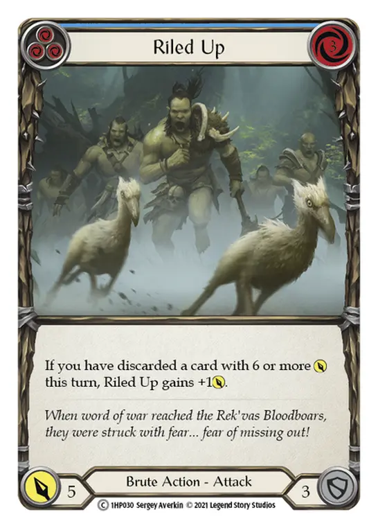 Riled Up card image, pitch 3