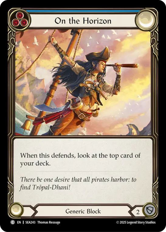On the Horizon card image, pitch 3