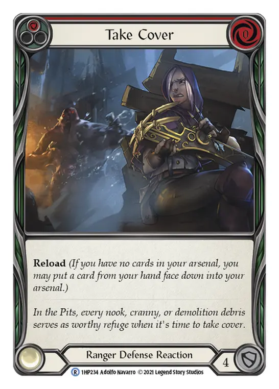 Take Cover card image, pitch 1