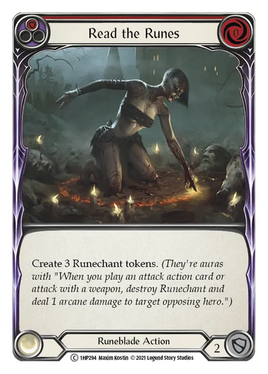 Read the Runes card image, pitch 1