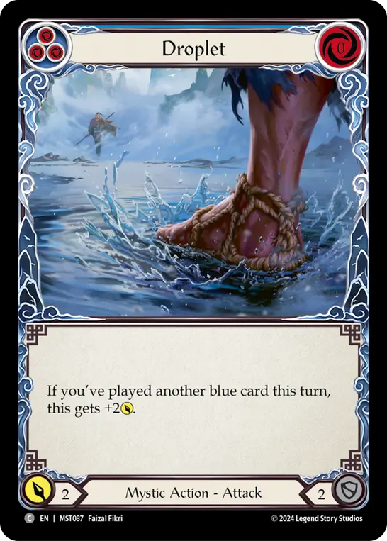 Droplet card image, pitch 3