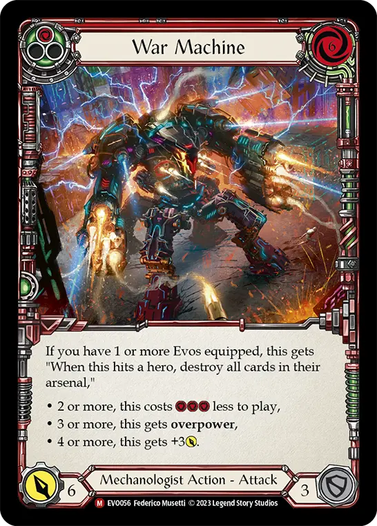 War Machine card image, pitch 1
