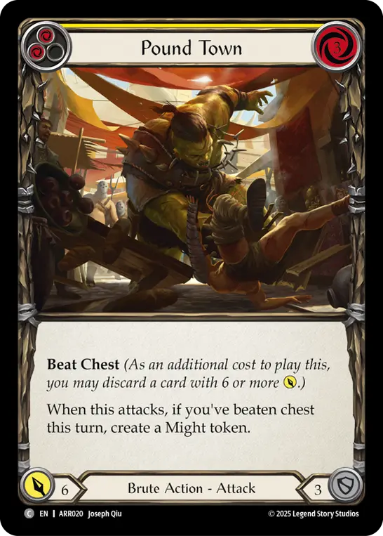 Pound Town card image, pitch 2