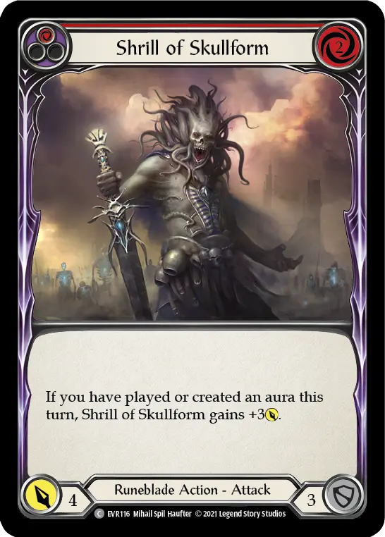 Shrill of Skullform card image, pitch 1