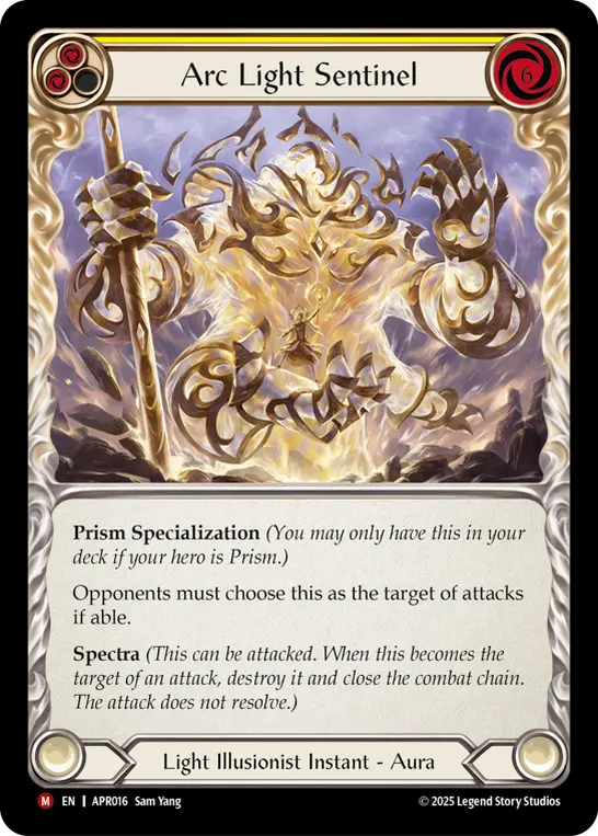 Arc Light Sentinel card image, pitch 2