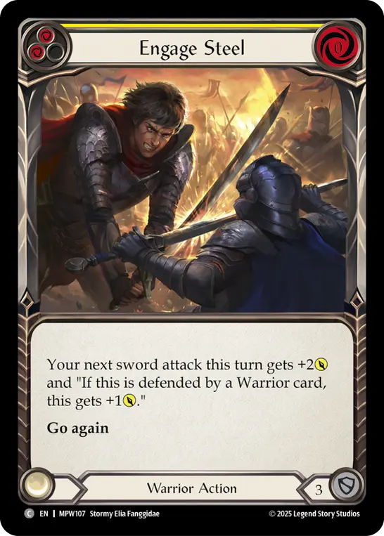 Engage Steel card image, pitch 2