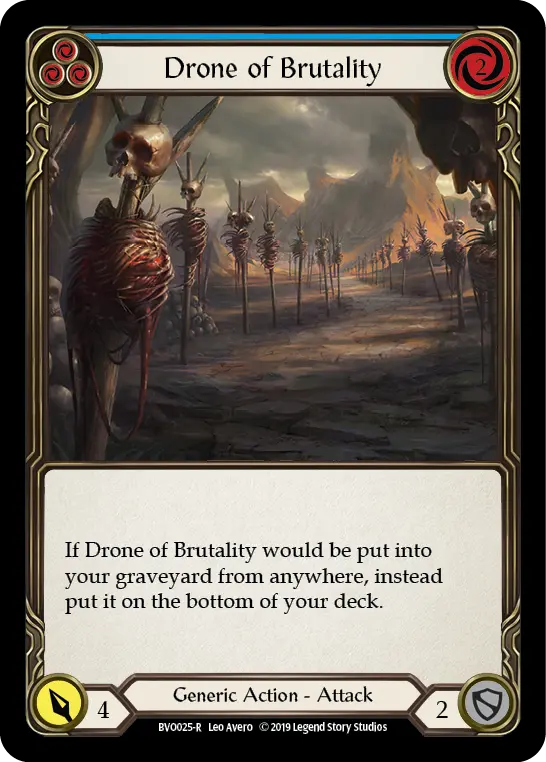 Drone of Brutality card image, pitch 3