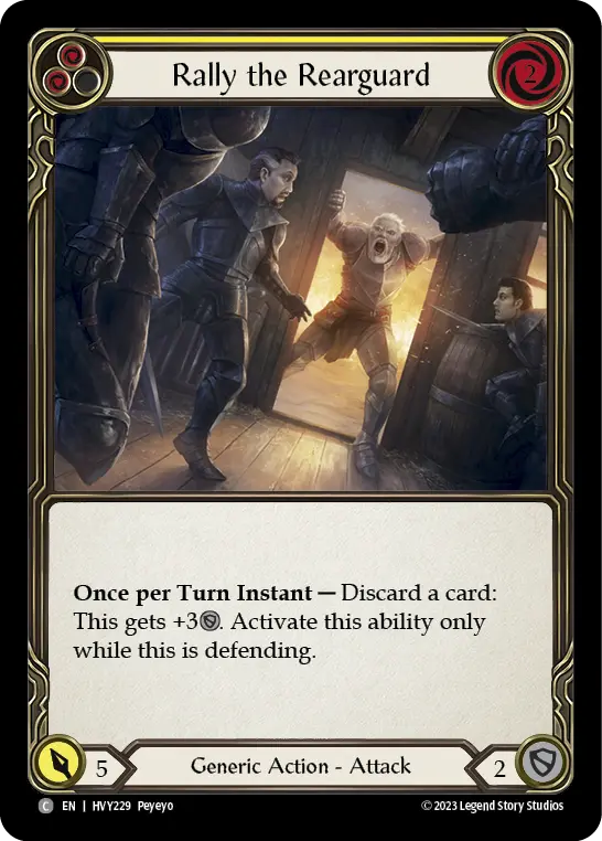 Rally the Rearguard card image, pitch 2