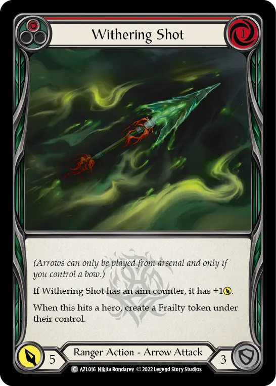 Withering Shot card image, pitch 1