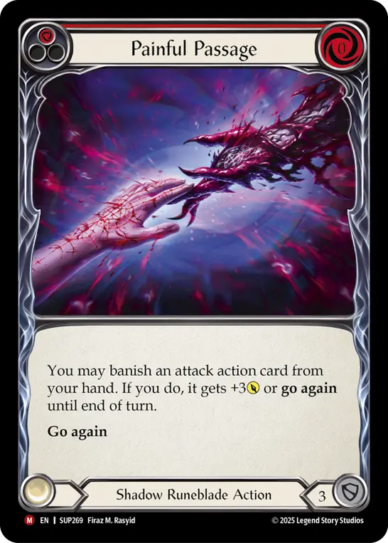 Painful Passage card image, pitch 1