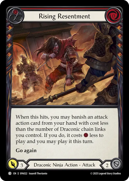 Rising Resentment card image, pitch 1