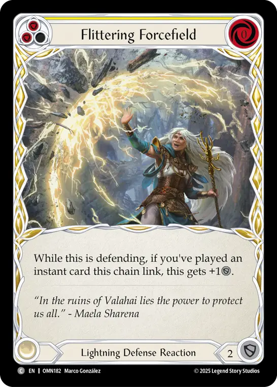 Flittering Forcefield card image, pitch 2