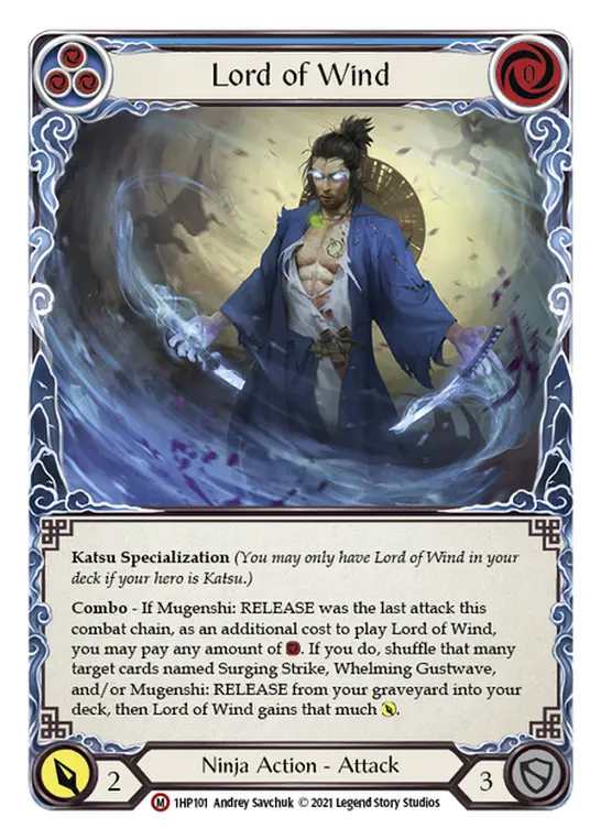 Lord of Wind card image, pitch 3