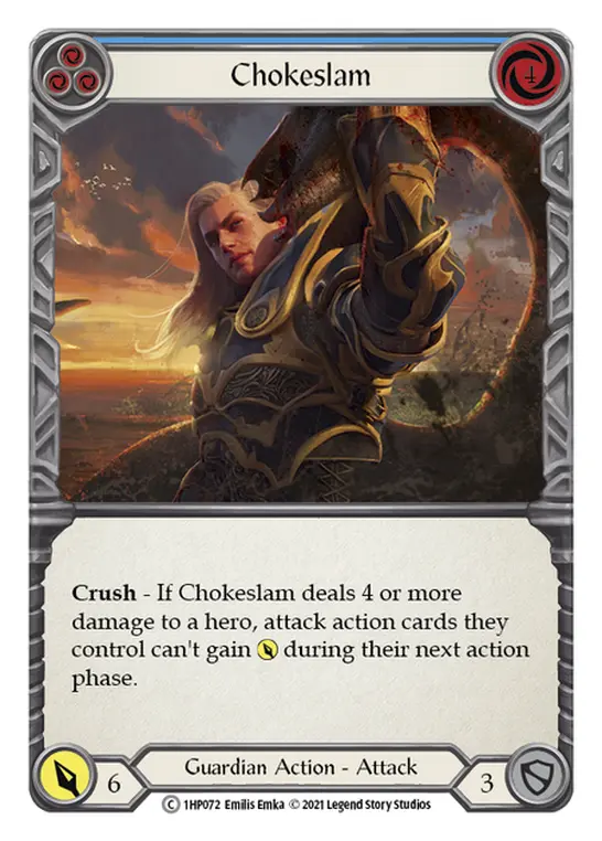 Chokeslam card image, pitch 3