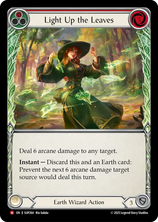 Light Up the Leaves card image, pitch 1