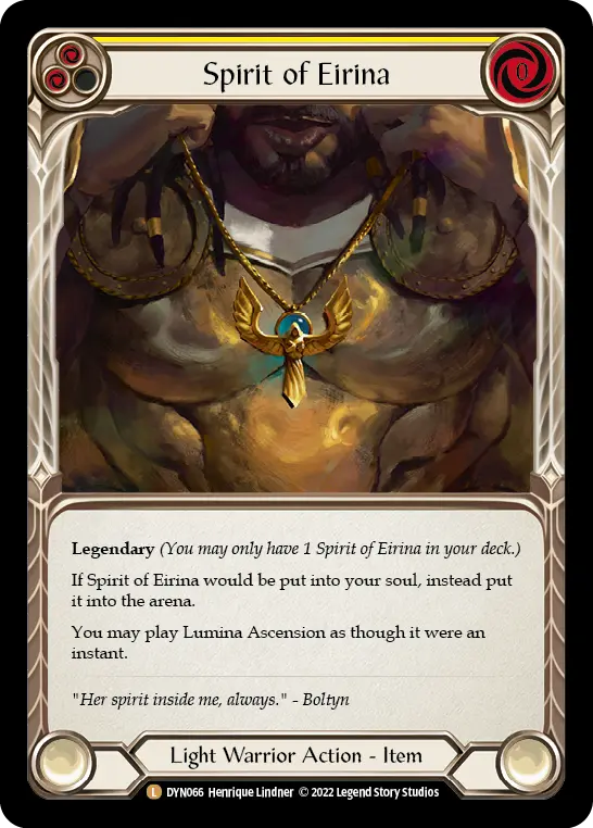 Spirit of Eirina card image, pitch 2