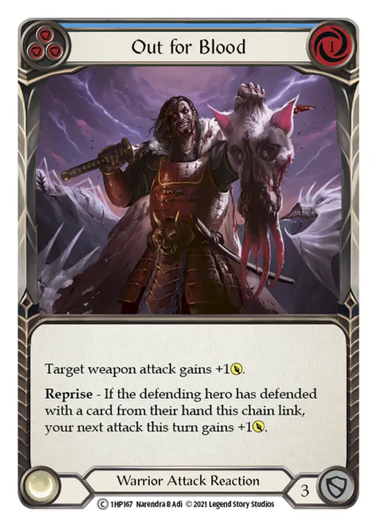 Out for Blood card image, pitch 3