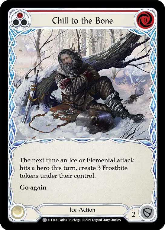 Chill to the Bone card image, pitch 1