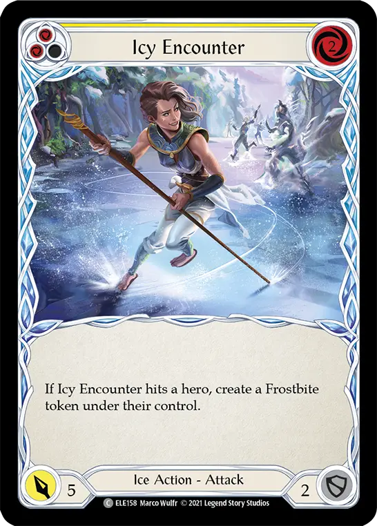 Icy Encounter card image, pitch 2