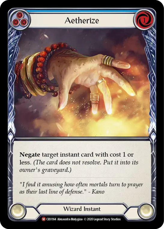 Aetherize card image, pitch 3
