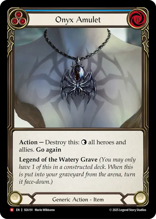 Onyx Amulet card image, pitch 3