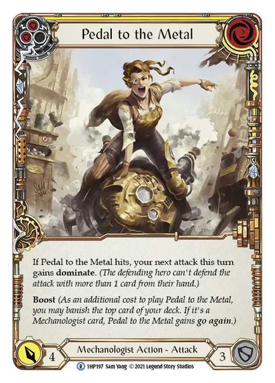Pedal to the Metal card image, pitch 2