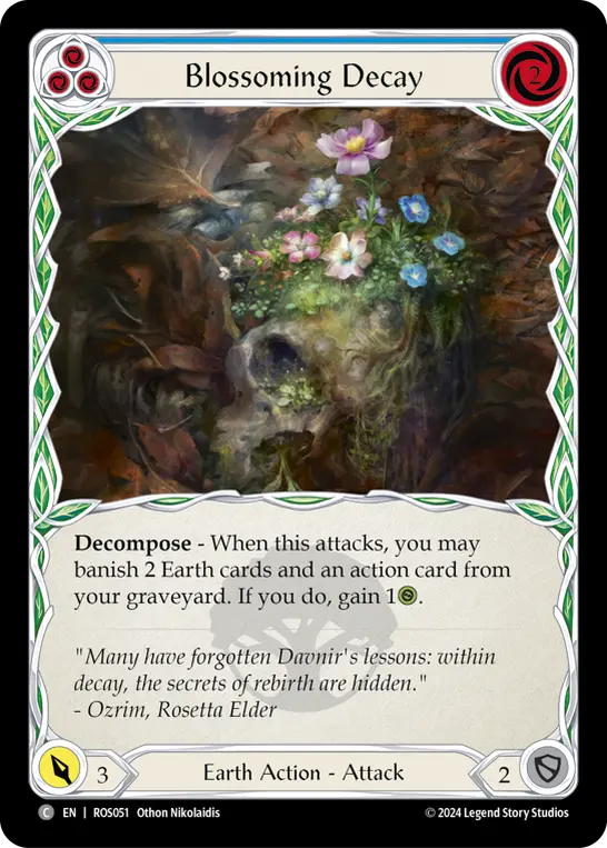 Blossoming Decay card image, pitch 3