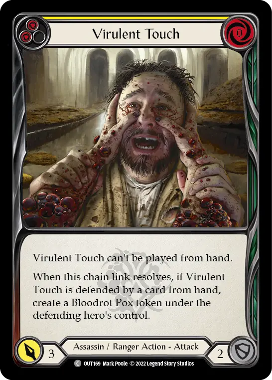 Virulent Touch card image, pitch 2