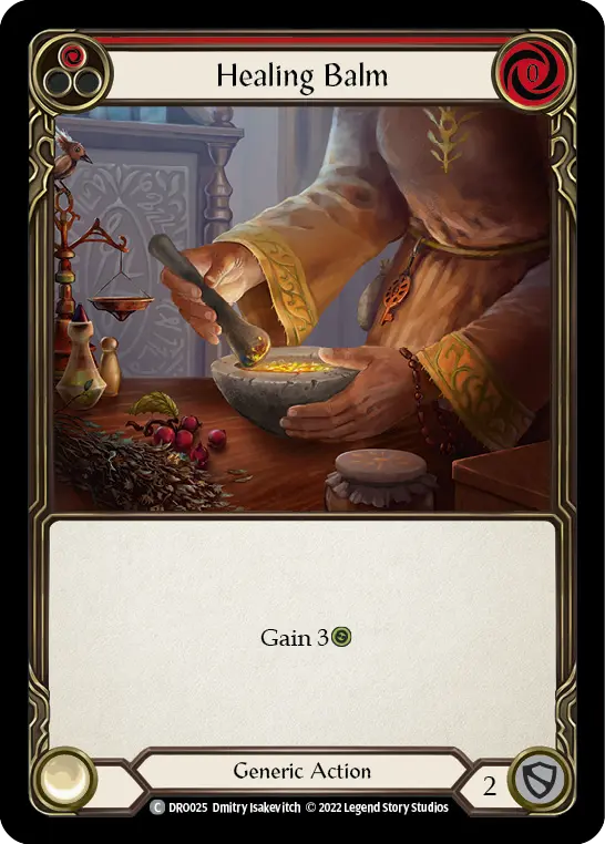 Healing Balm card image, pitch 1