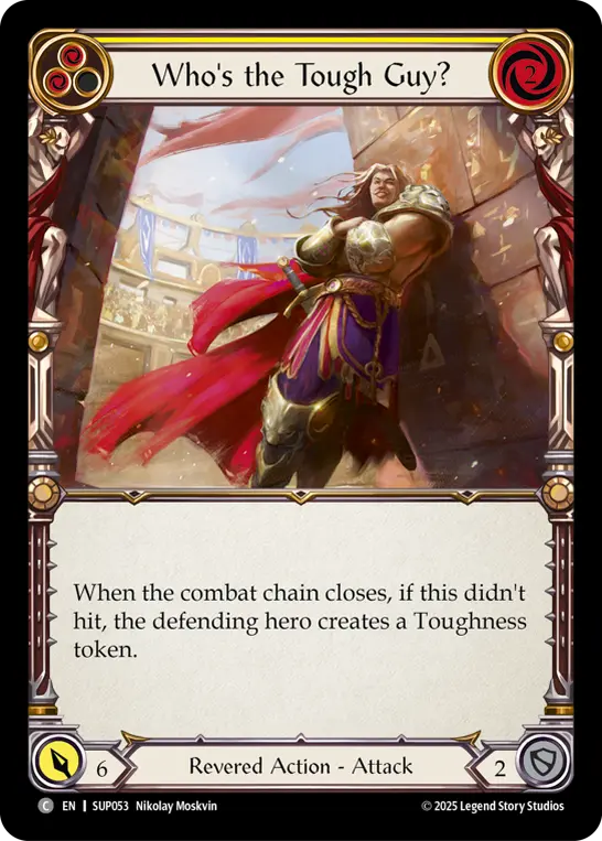 Who's the Tough Guy? card image, pitch 2