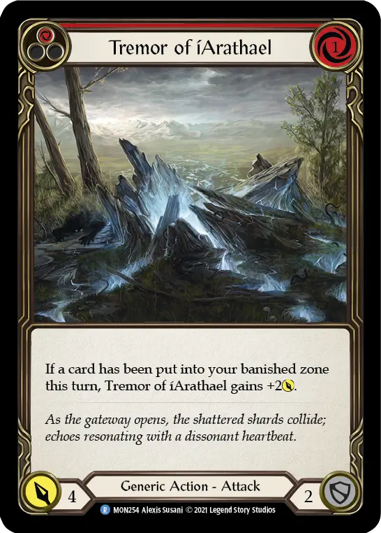 Tremor of i'Arathael card image, pitch 1