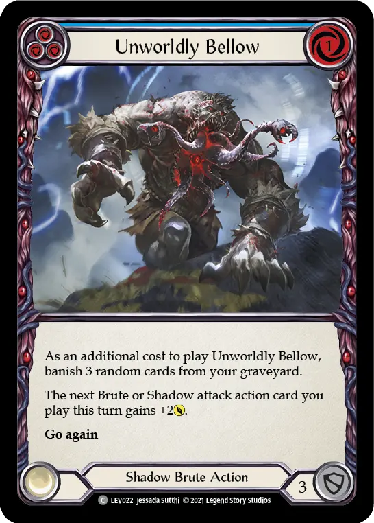 Unworldly Bellow card image, pitch 3