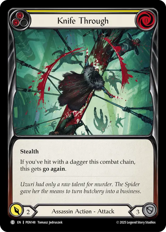 Knife Through card image, pitch 2