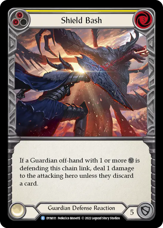 Shield Bash card image, pitch 2