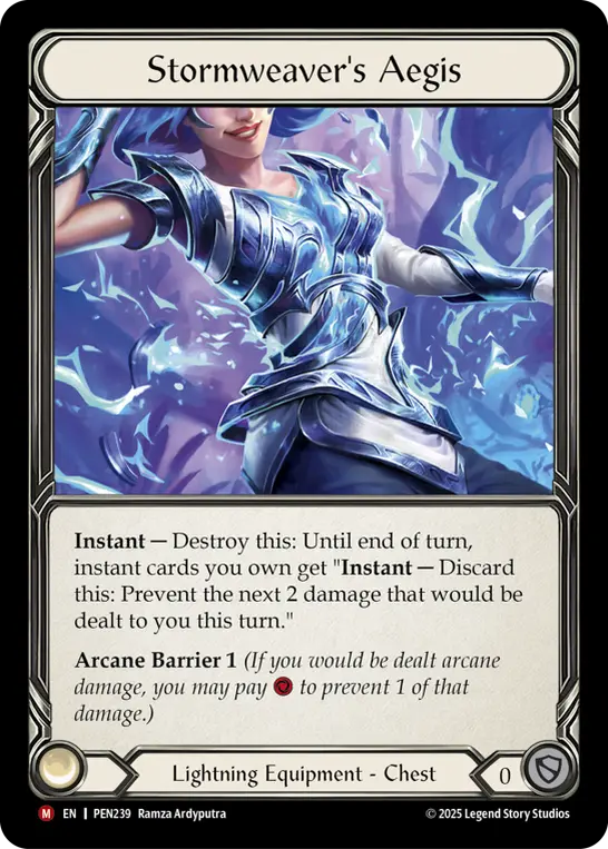 Stormweaver's Aegis card image