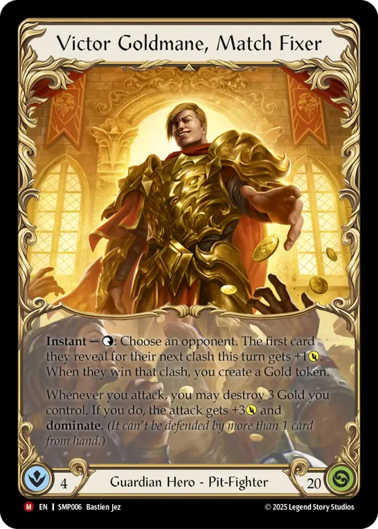 Victor Goldmane, Match Fixer card image